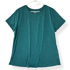 Blue Mountain Top Womens XL Short Sleeve Polyester Moisture Wick‎ Quick Dry NWT